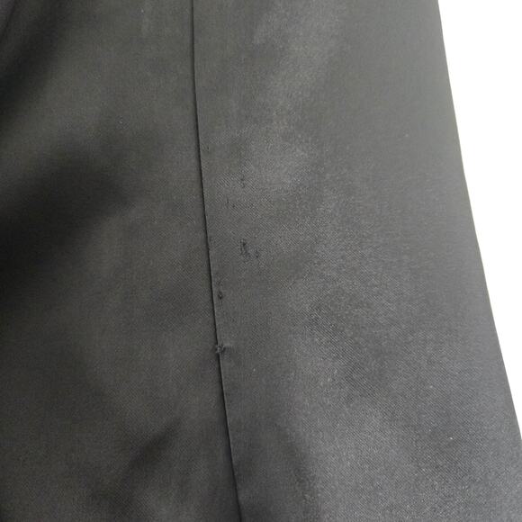 John Lewis Black Satin Slip Dress Size 14 Black Formal Event Cocktail Attire LBD - Picture 12 of 13